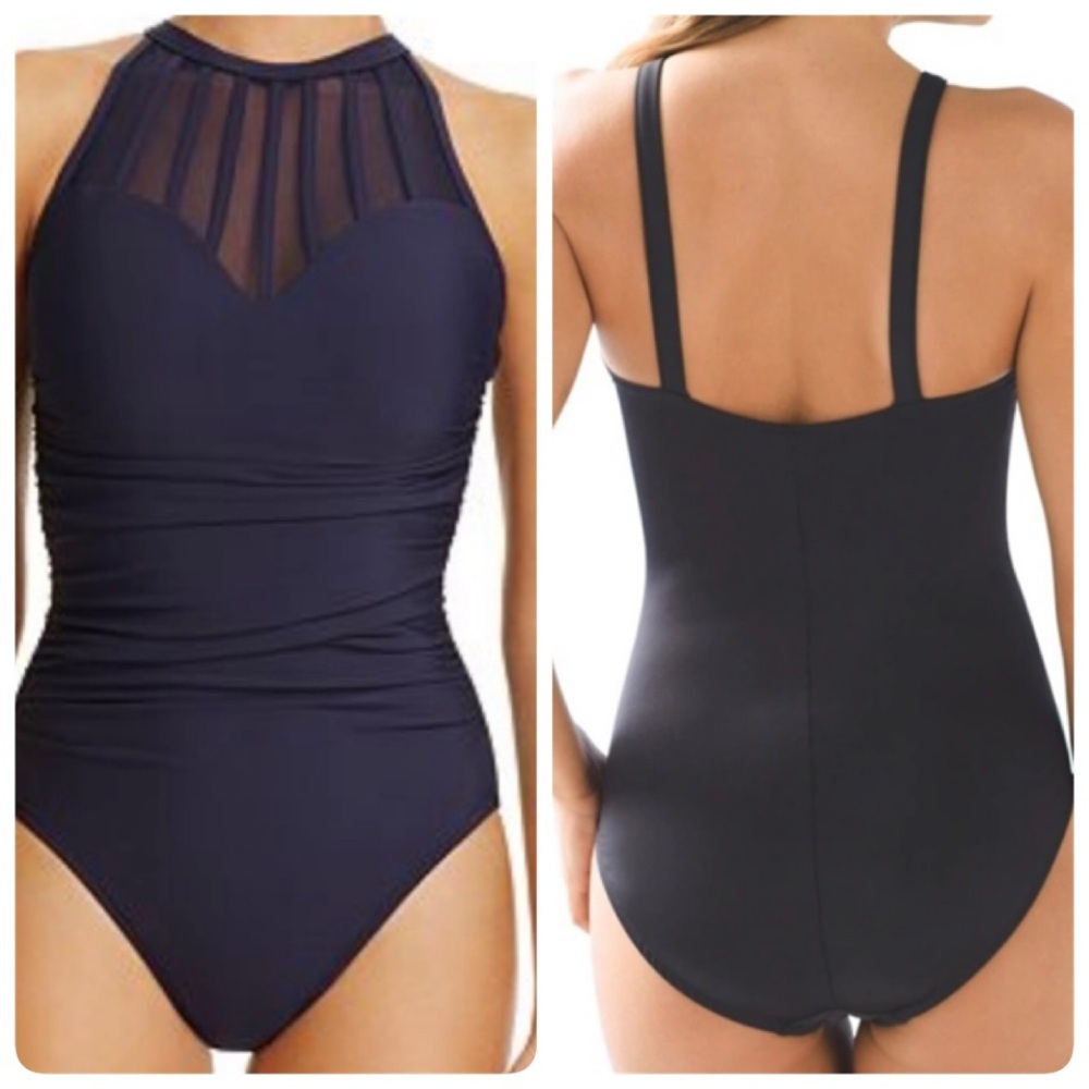 MagicSuit Miraclesuit Anastasia Slimming Tummy Control‎ One Piece Swimsuit 16DD